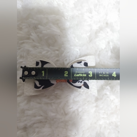 Nwt hand crafted Jack skellington 2 pc girls bow bundle - Picture 6 of 8